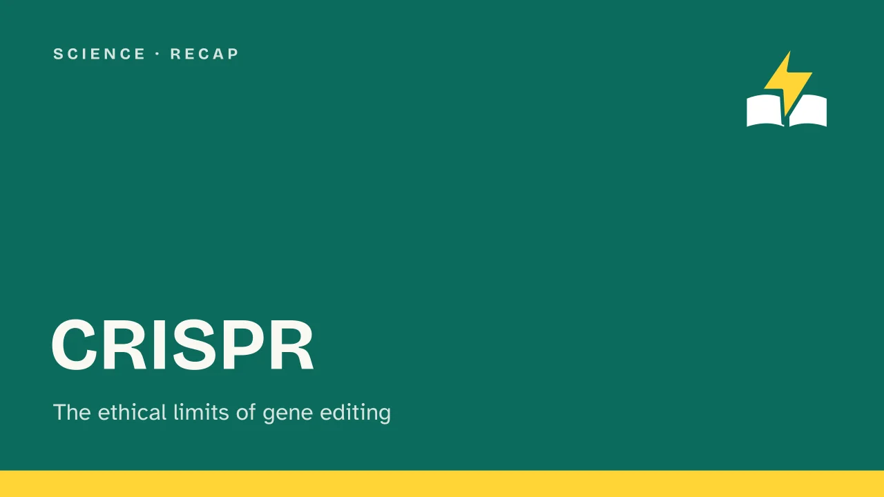 Slide 1 of the presentation on CRISPR: CRISPR