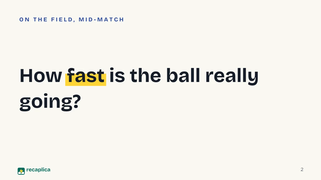 Slide 2 of the presentation on Galilean Transformation: How fast is the ball really going?