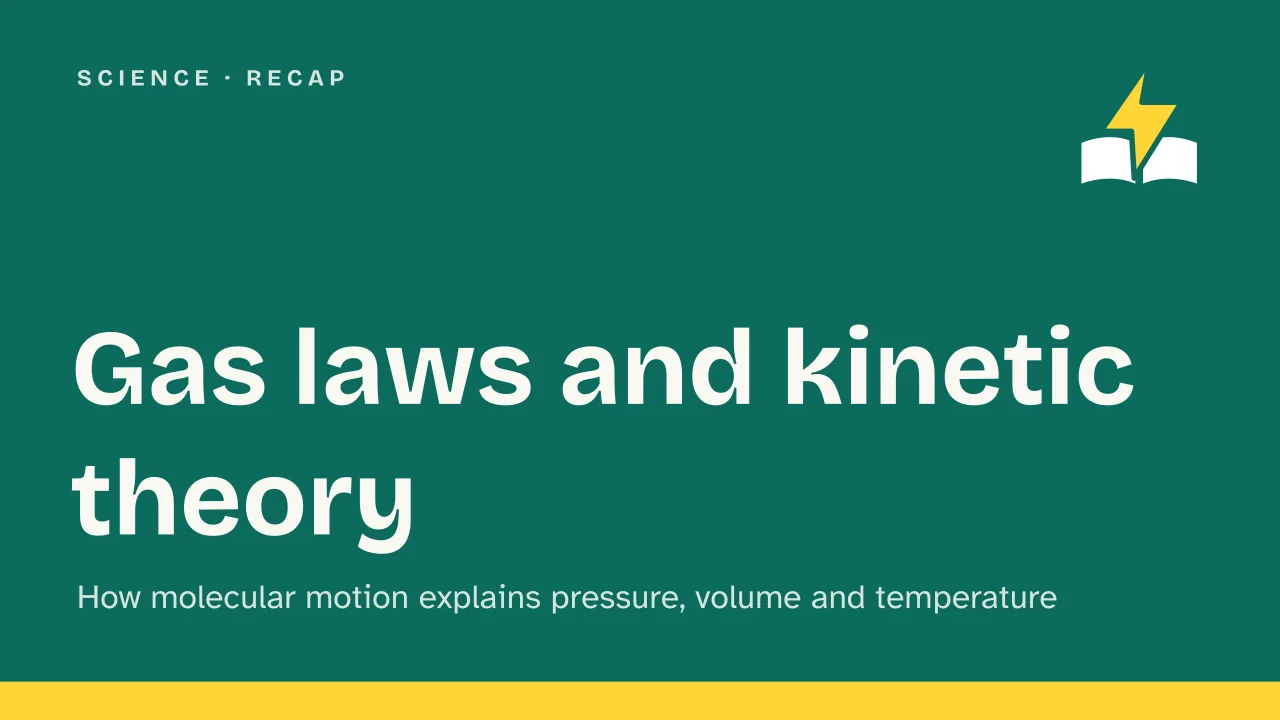 Slide 1 of the presentation on Gas Laws: Gas laws and kinetic theory