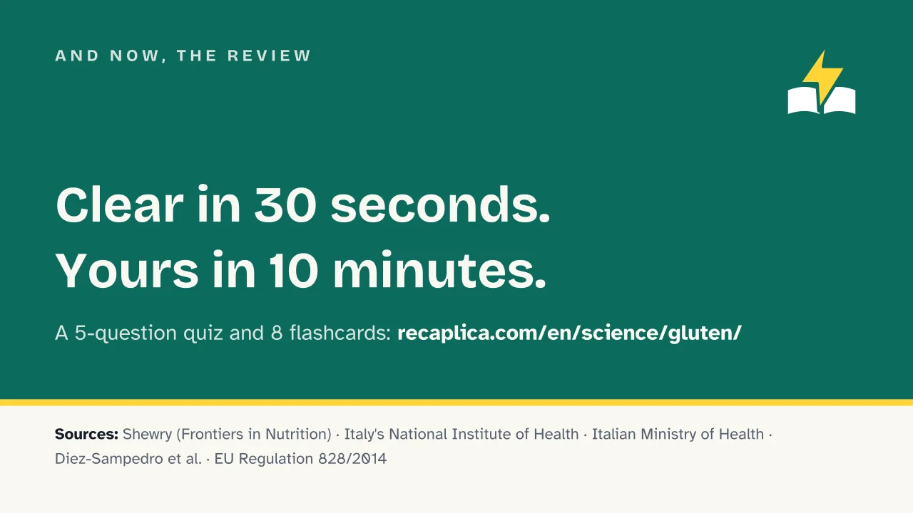 Slide 18 of the presentation on Gluten: And now, the review
