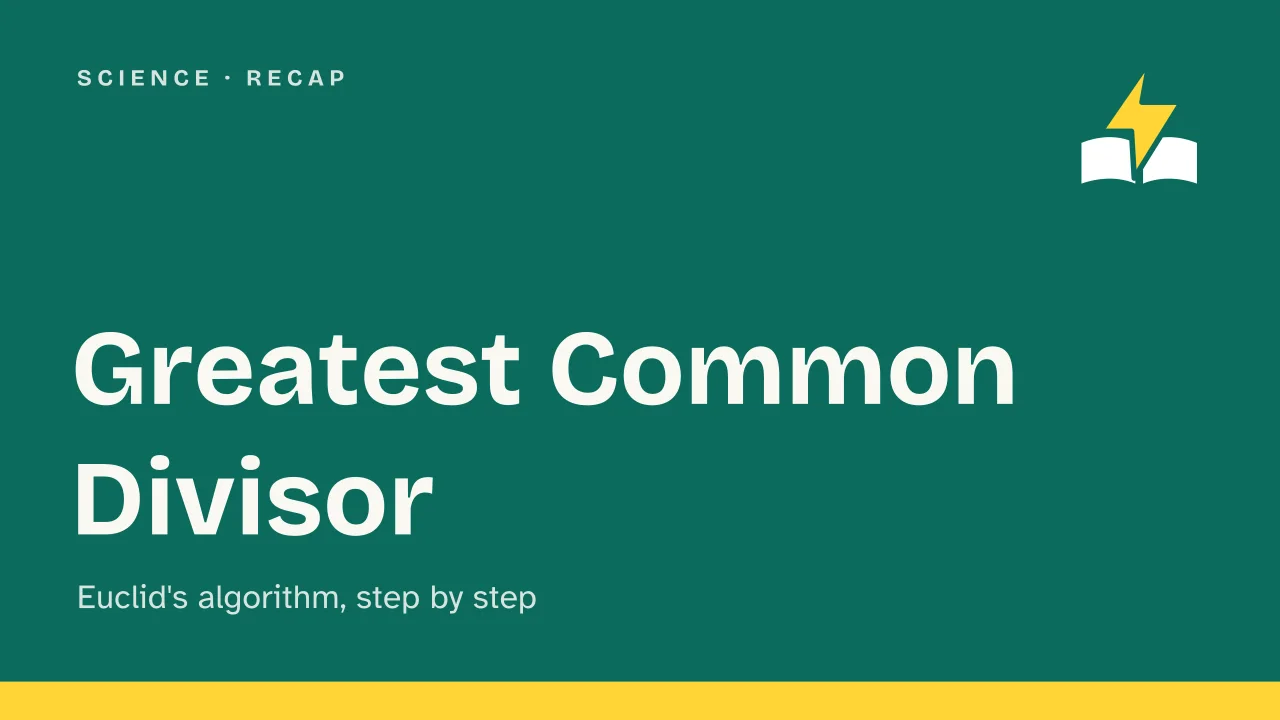 Slide 1 of the presentation on Greatest Common Divisor: Greatest Common Divisor