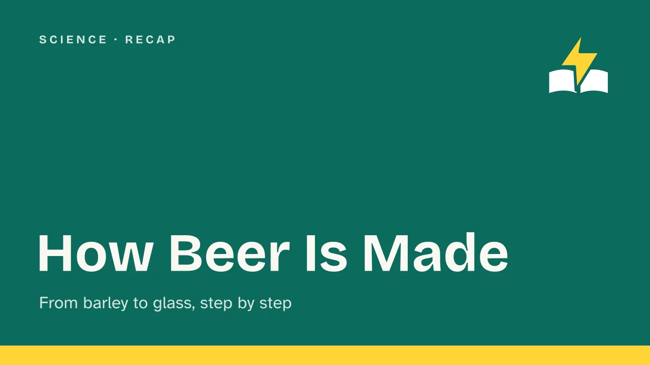 Slide 1 of the presentation on How Beer Is Made: How Beer Is Made
