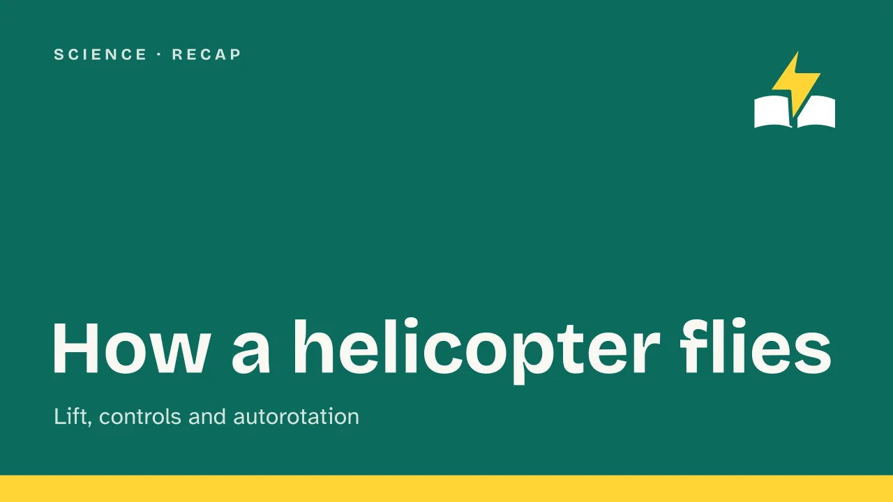 Slide 1 of the presentation on How Helicopters Fly: How a helicopter flies