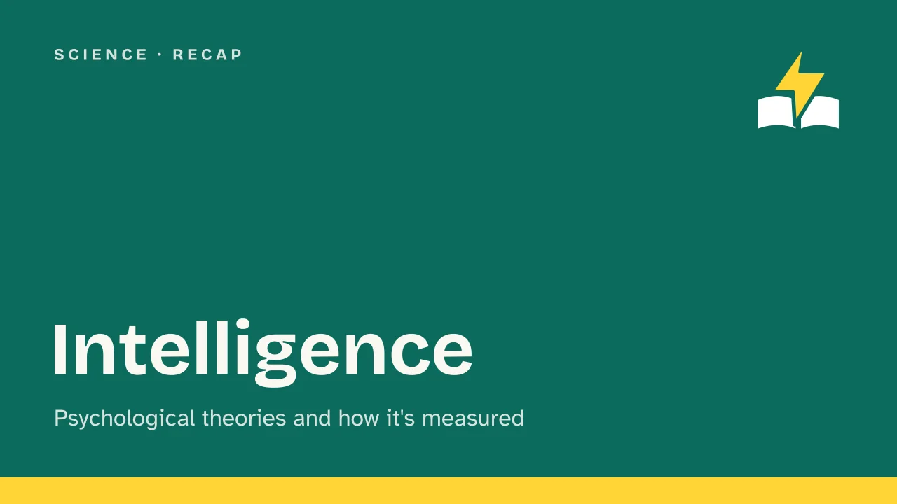 Slide 1 of the presentation on Intelligence: Intelligence