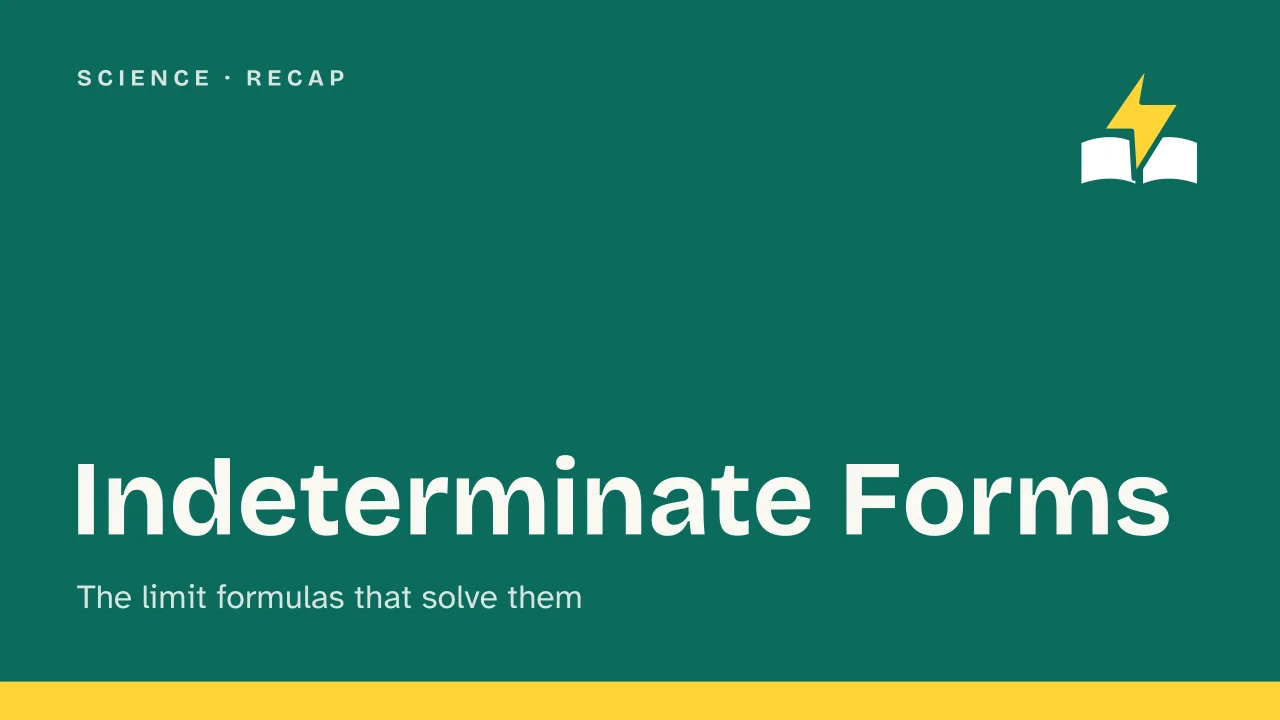 Slide 1 of the presentation on Indeterminate Forms: Indeterminate Forms