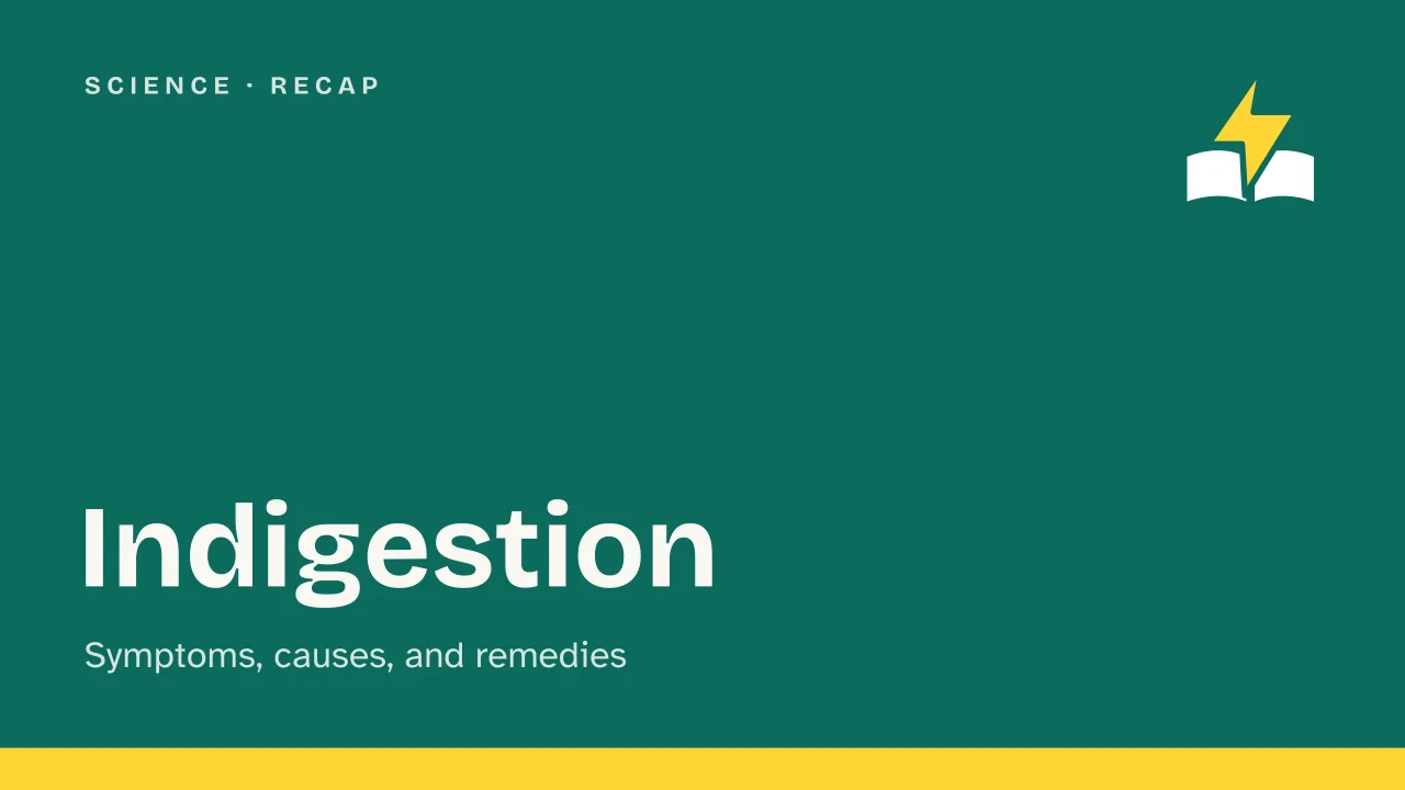 Slide 1 of the presentation on Indigestion Remedies: Indigestion