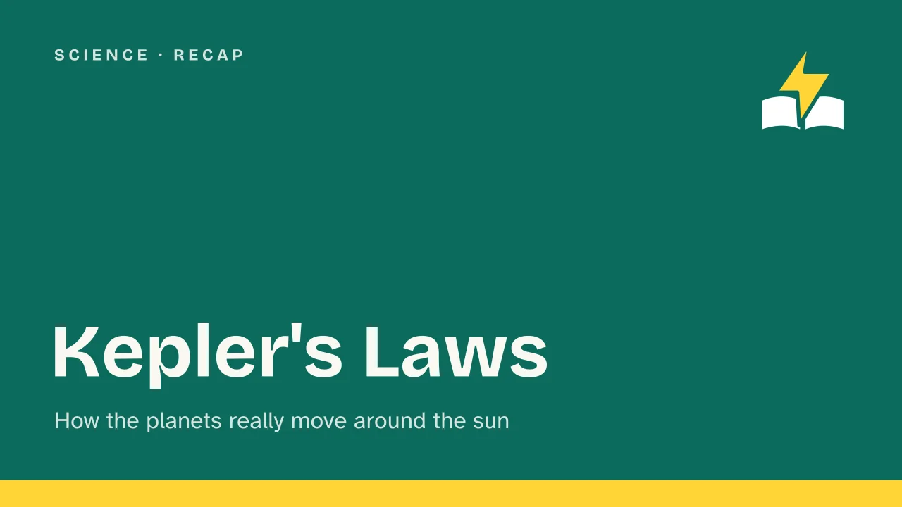 Slide 1 of the presentation on Kepler's Laws of Planetary Motion, Explained: Kepler's Laws