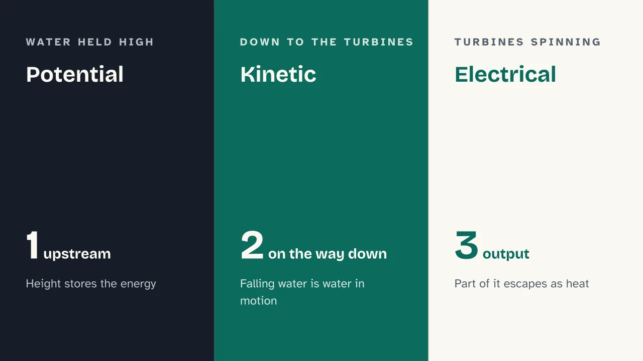 Slide 13 of the presentation on Kinetic and Potential Energy: Potential · Kinetic · Electrical