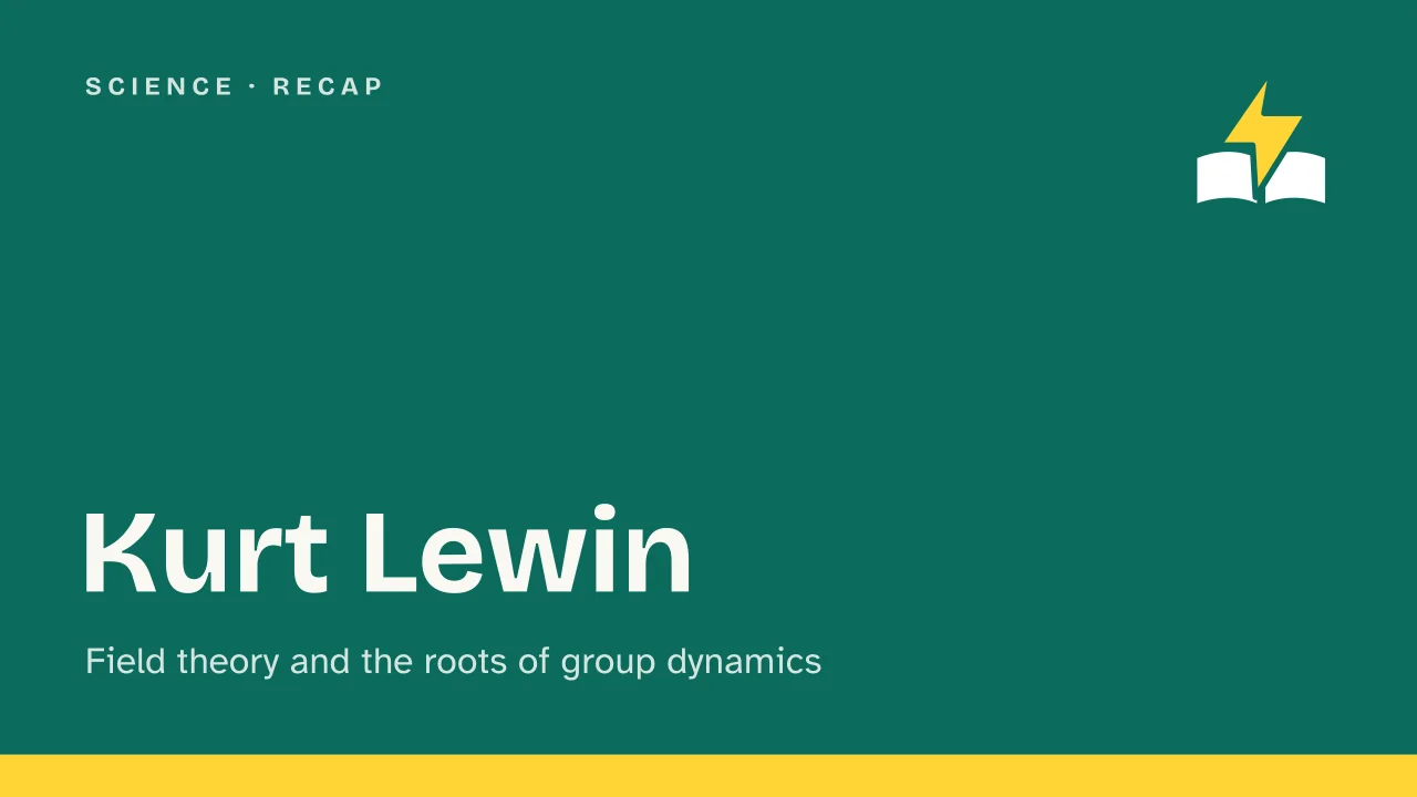 Slide 1 of the presentation on Kurt Lewin: Kurt Lewin