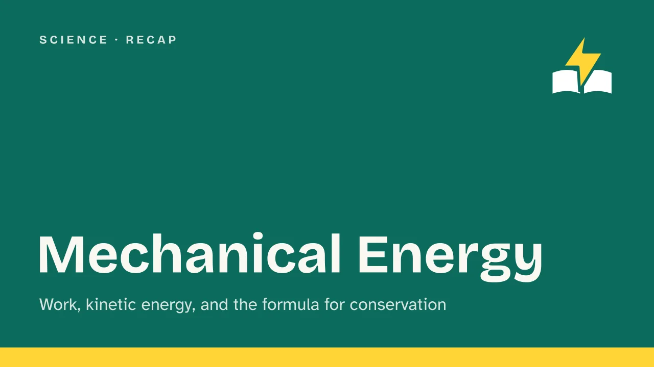 Slide 1 of the presentation on Mechanical Energy: Mechanical Energy