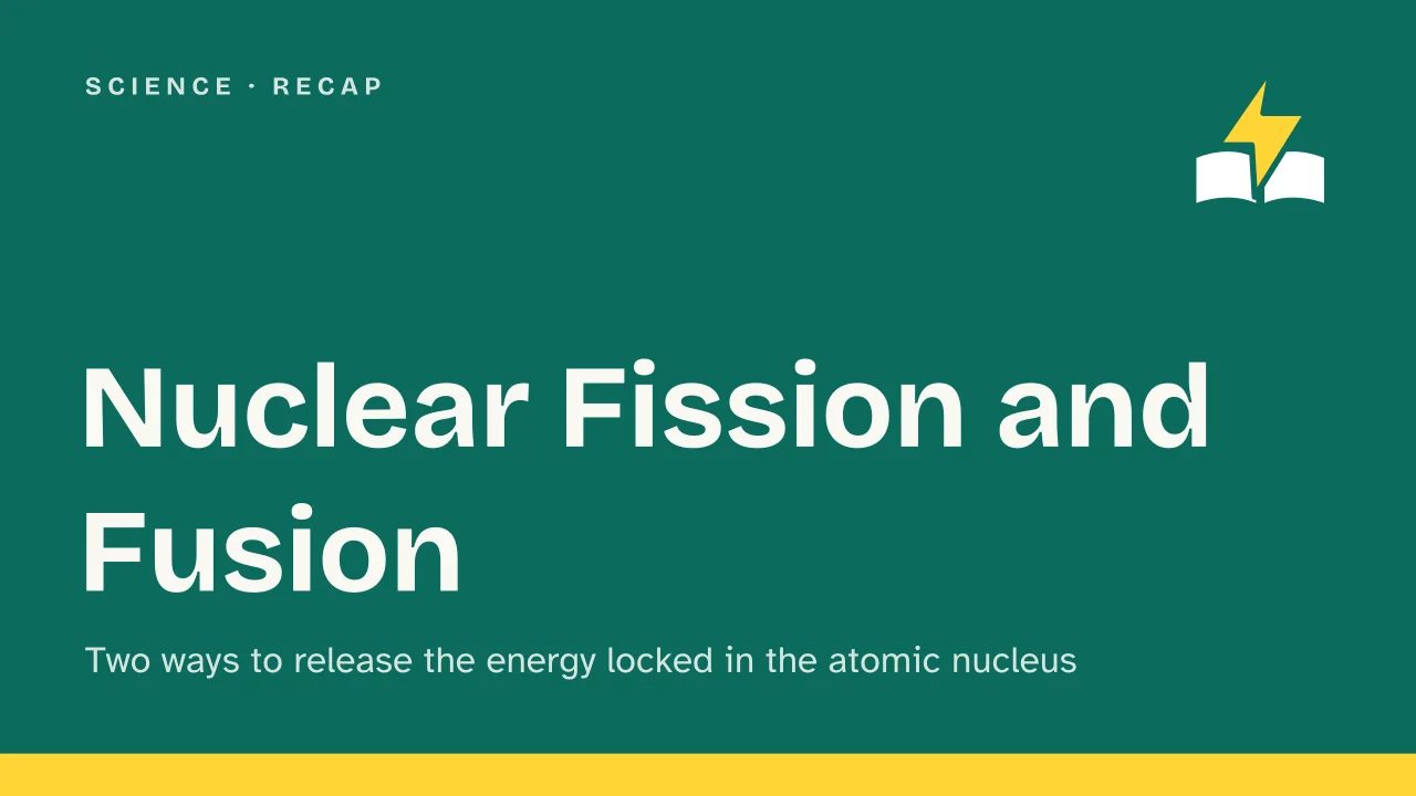 Slide 1 of the presentation on Nuclear Fission and Fusion: Nuclear Fission and Fusion