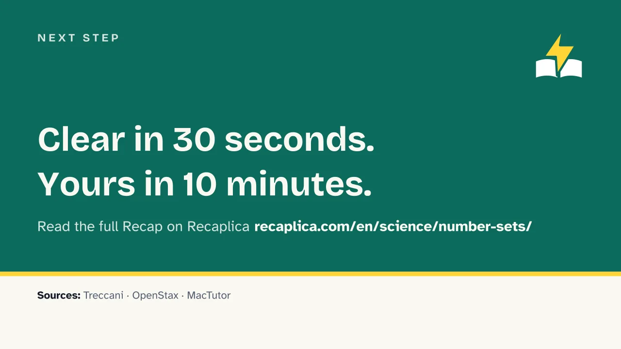 Slide 14 of the presentation on Number Sets: Next step
