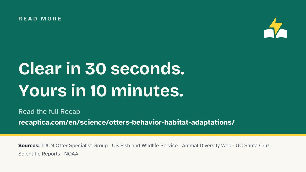 Slide 14 of the presentation on Otters: Read more