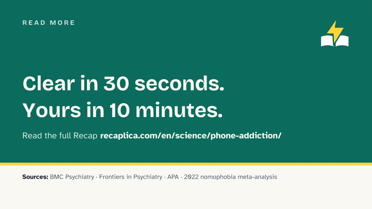Slide 15 of the presentation on Phone Addiction: Read more