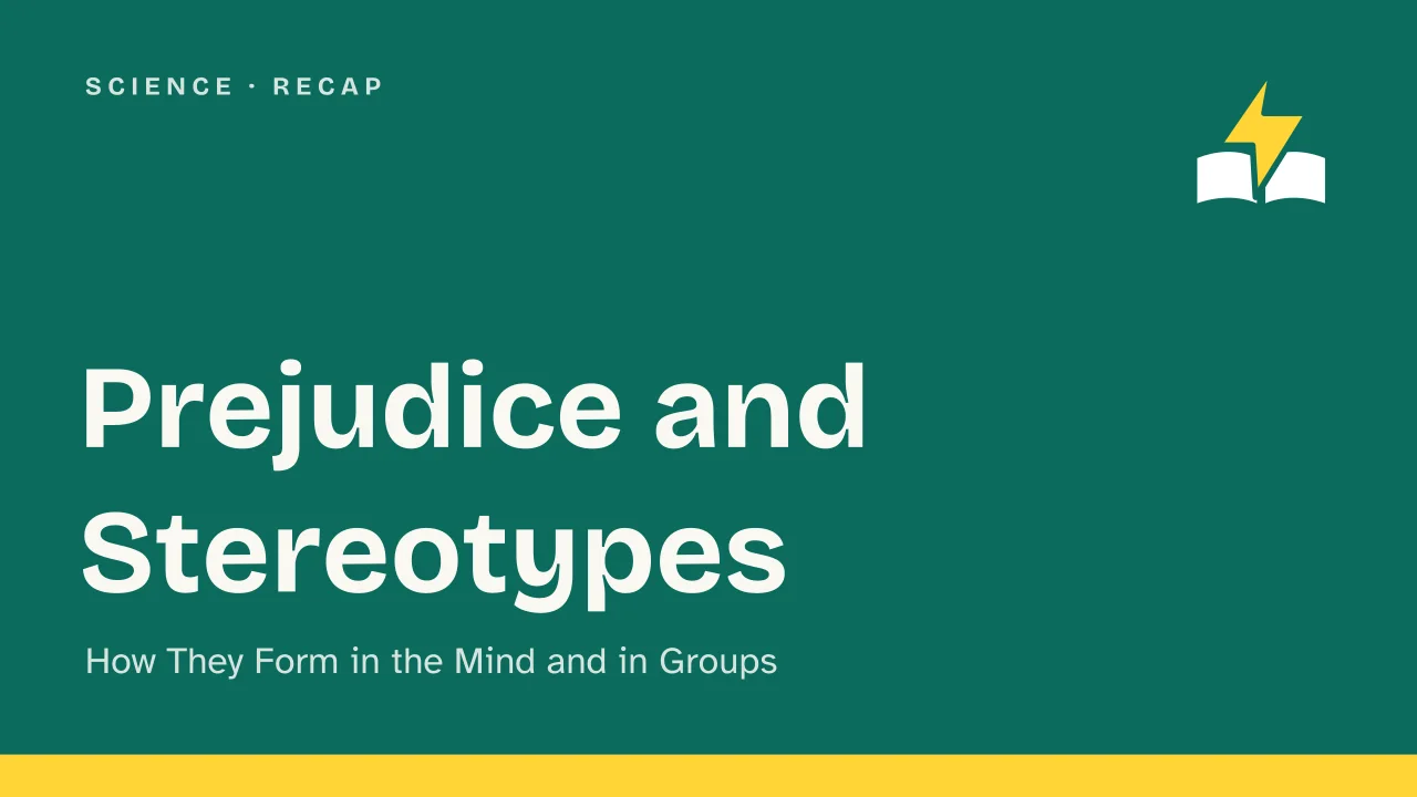 Slide 1 of the presentation on Prejudice: Prejudice and Stereotypes