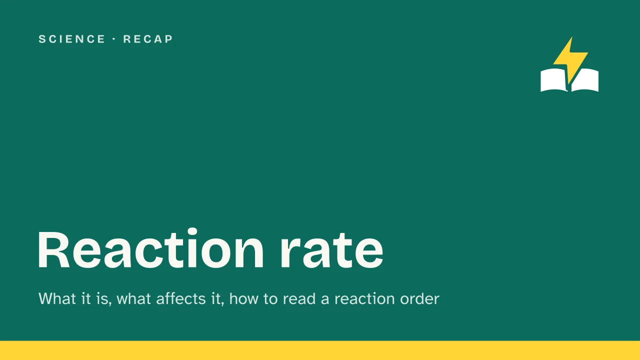 Slide 1 of the presentation on Reaction rate: Reaction rate