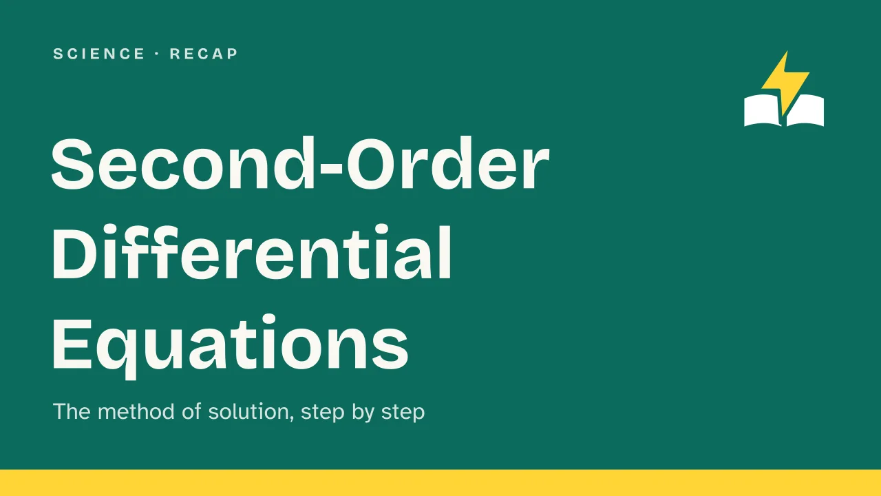 Slide 1 of the presentation on Second-Order Differential Equations: Second-Order Differential Equations