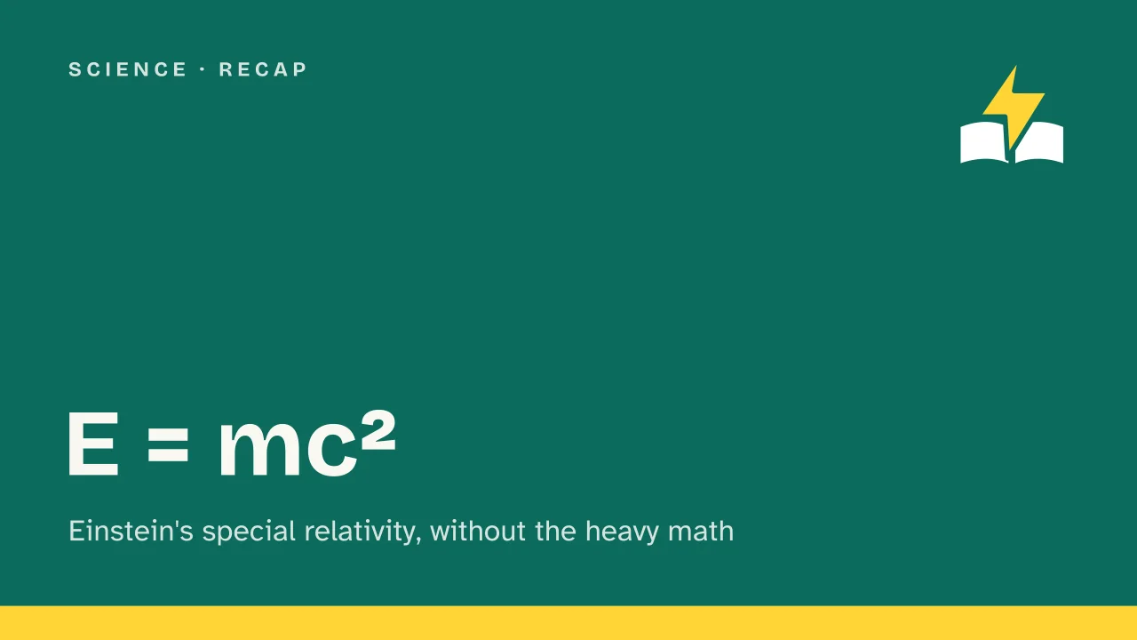 Slide 1 of the presentation on E = mc²: E = mc²