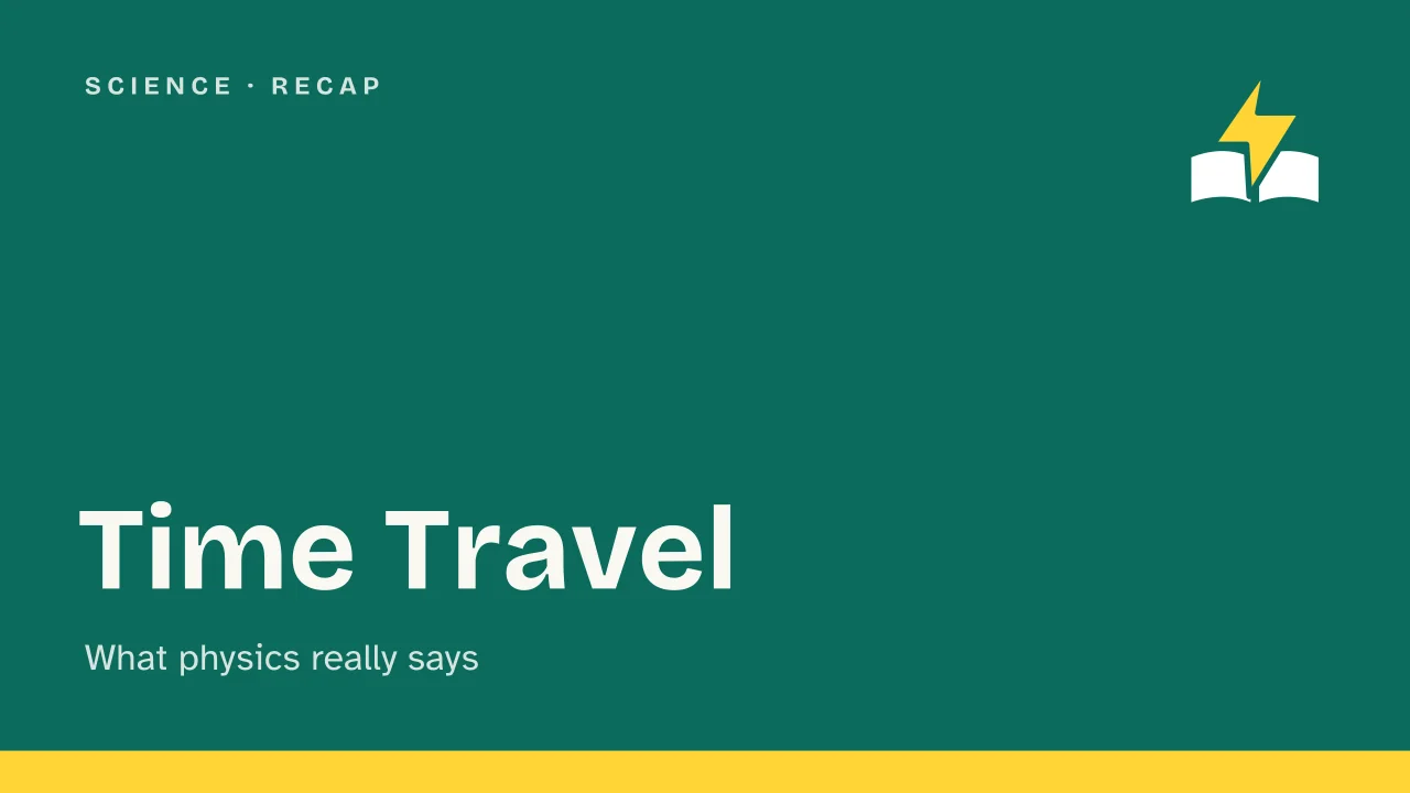 Slide 1 of the presentation on Time Travel: Time Travel