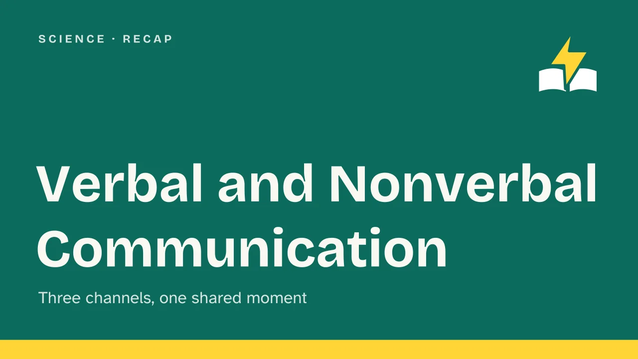 Slide 1 of the presentation on Verbal and Nonverbal Communication: Verbal and Nonverbal Communication