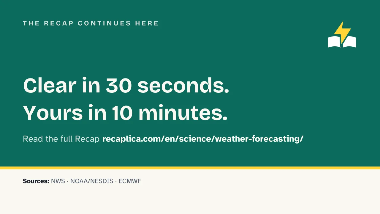 Slide 16 of the presentation on Weather Forecasting: The Recap continues here
