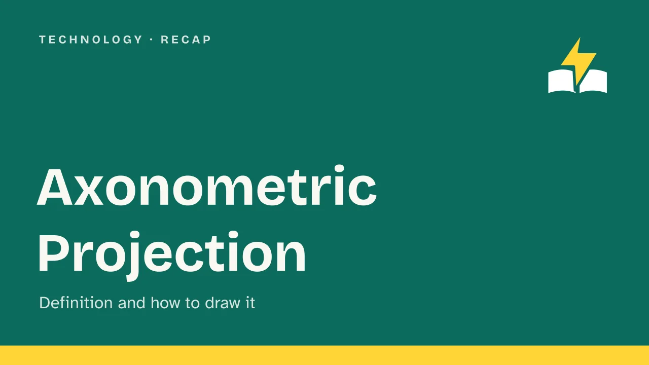Slide 1 of the presentation on Axonometric Projection: Axonometric Projection