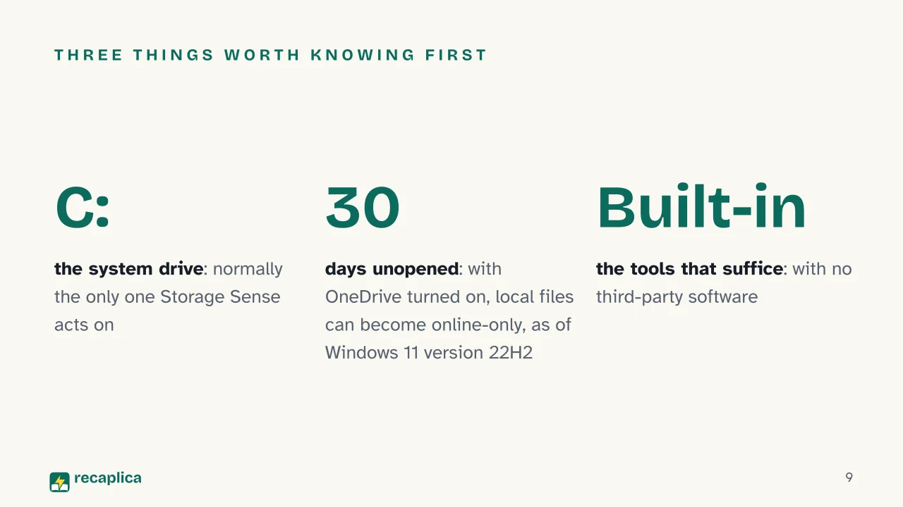 Slide 9 of the presentation on Clean Junk Files from PC and Mac: Three things worth knowing first