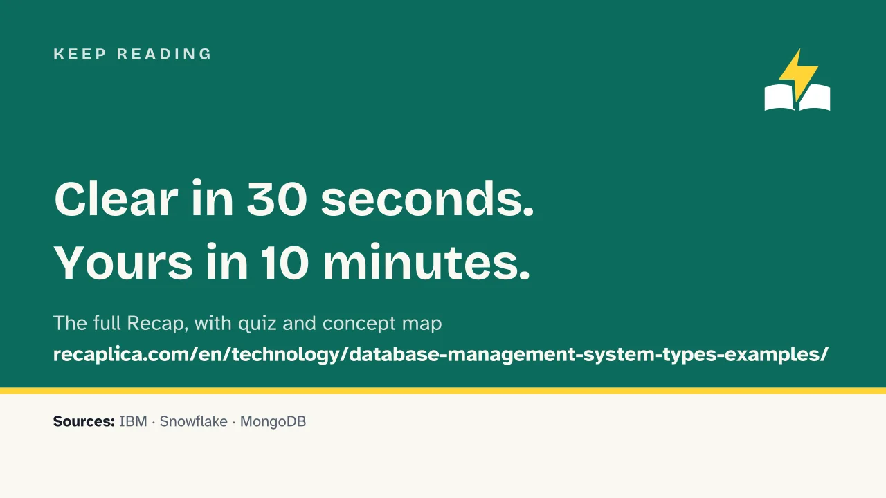 Slide 14 of the presentation on DBMS: Keep reading
