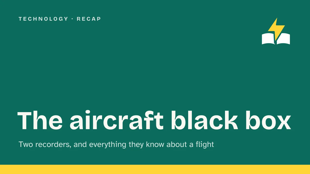 Slide 1 of the presentation on Flight data recorder: The aircraft black box