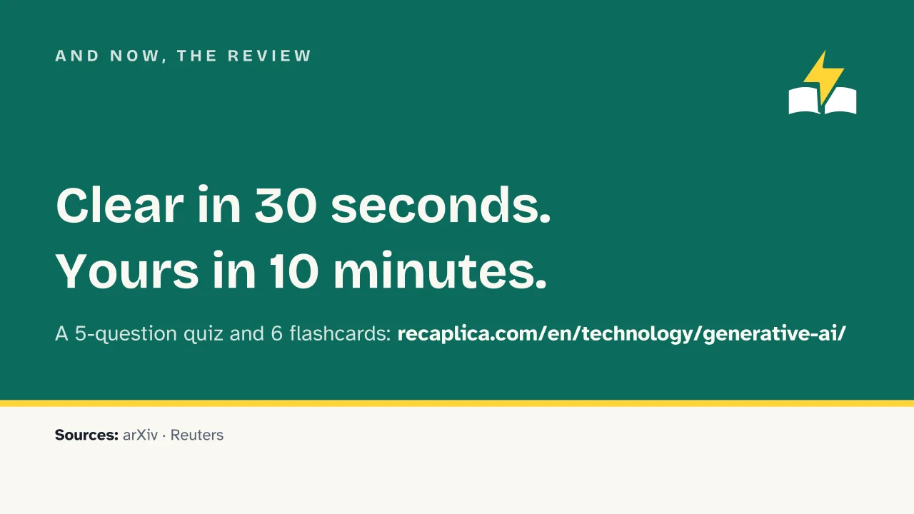 Slide 18 of the presentation on Generative AI: And now, the review