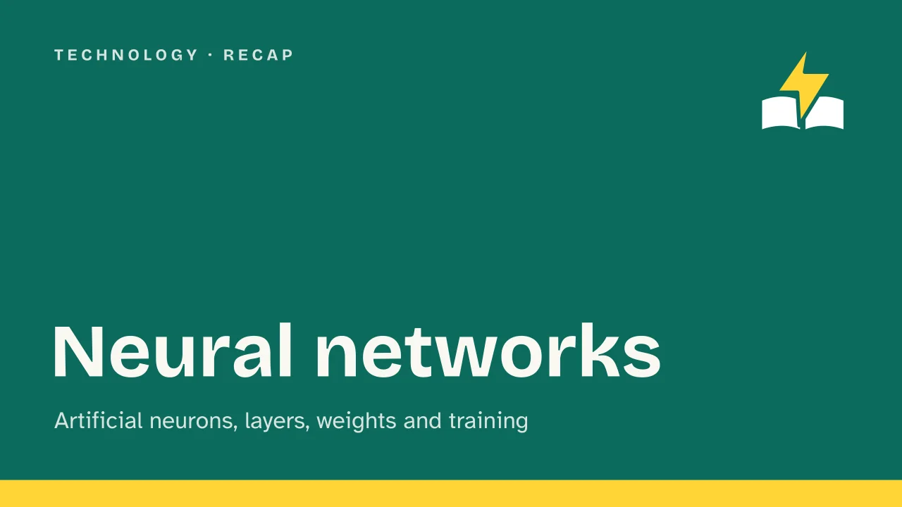 Slide 1 of the presentation on Neural networks: Neural networks