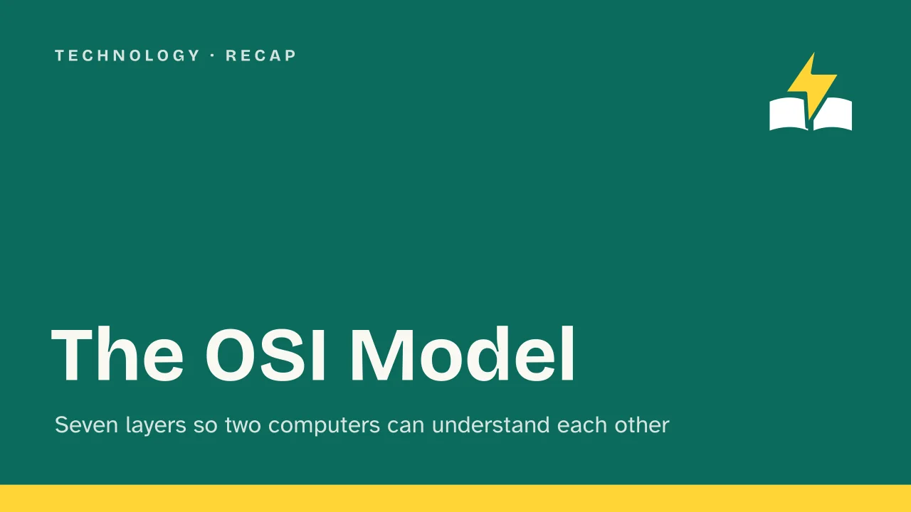 Slide 1 of the presentation on OSI Model: The OSI Model