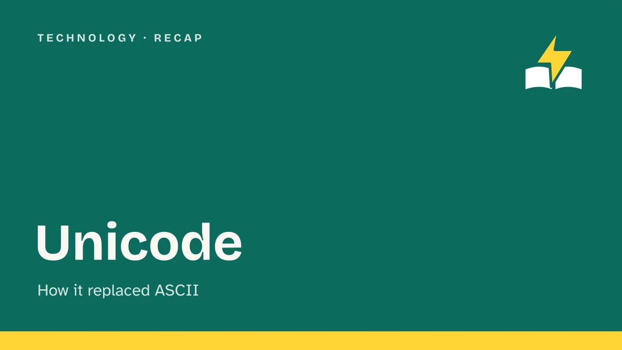 Slide 1 of the presentation on Unicode: Unicode