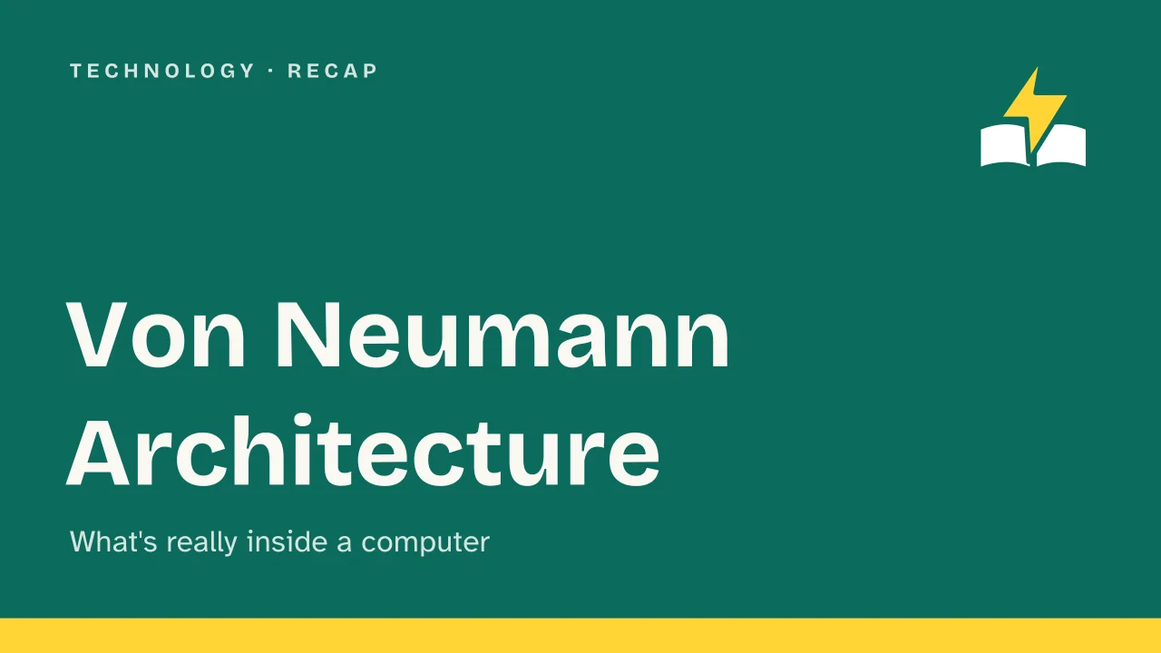 Slide 1 of the presentation on Von Neumann Architecture: Von Neumann Architecture