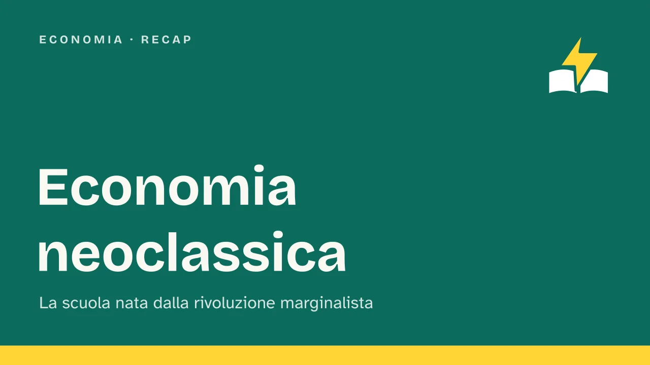 Slide 1 della presentazione su Economia neoclassica: Economia neoclassica