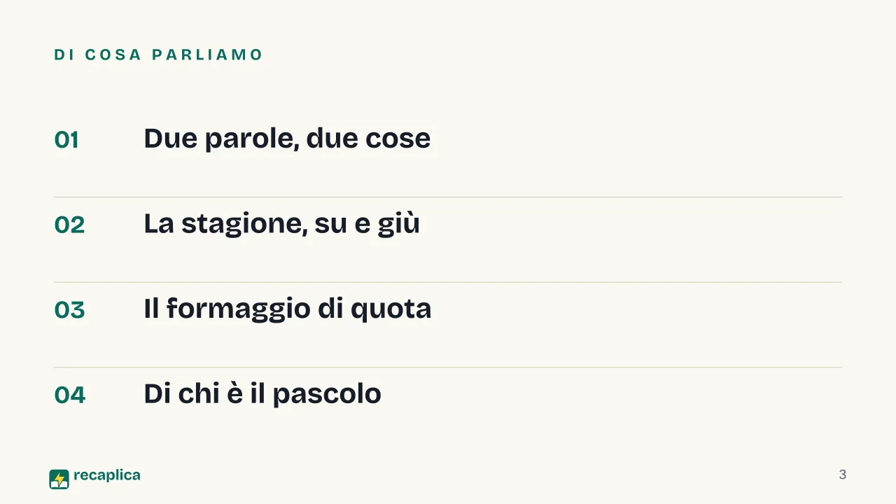 Slide 3 della presentazione su Malghe di montagna: Di cosa parliamo