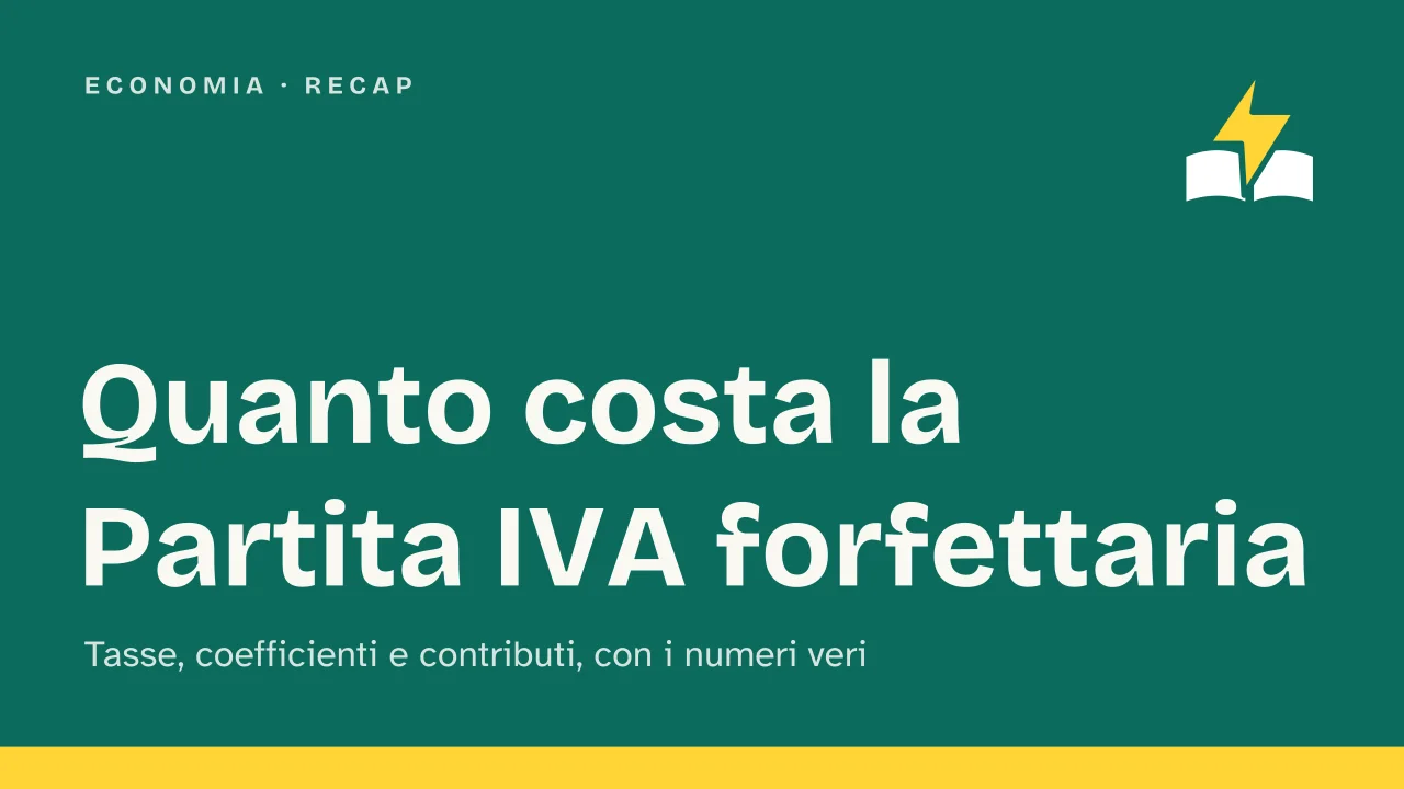 Slide 1 della presentazione su Partita IVA forfettaria: Quanto costa la Partita IVA forfettaria