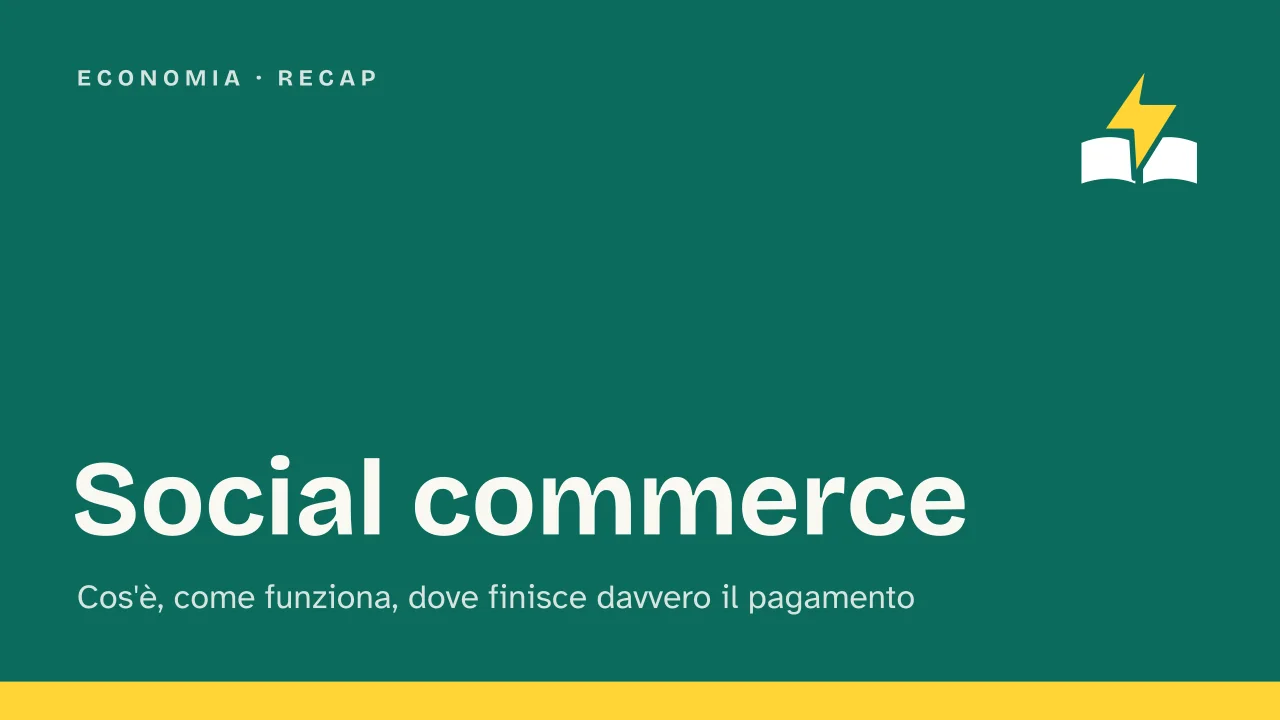 Slide 1 della presentazione su Social commerce: Social commerce