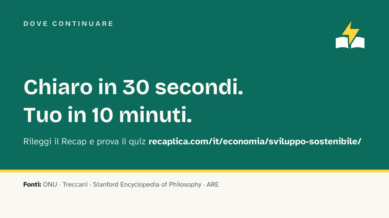 Slide 15 della presentazione su Sviluppo sostenibile: Dove continuare