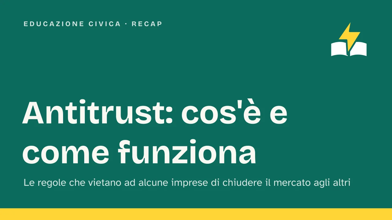 Slide 1 della presentazione su Antitrust: Antitrust: cos'è e come funziona
