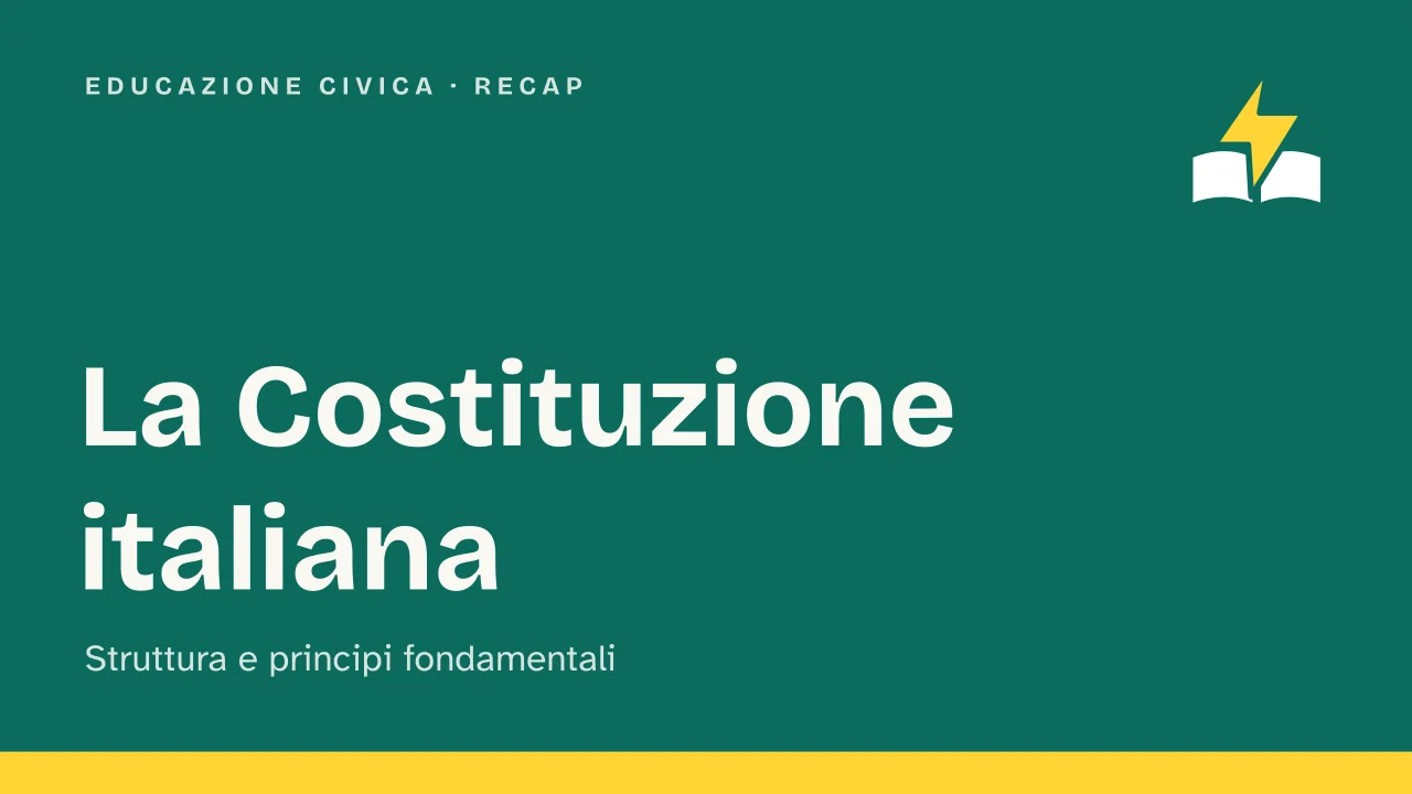Slide 1 della presentazione su Costituzione italiana: La Costituzione italiana