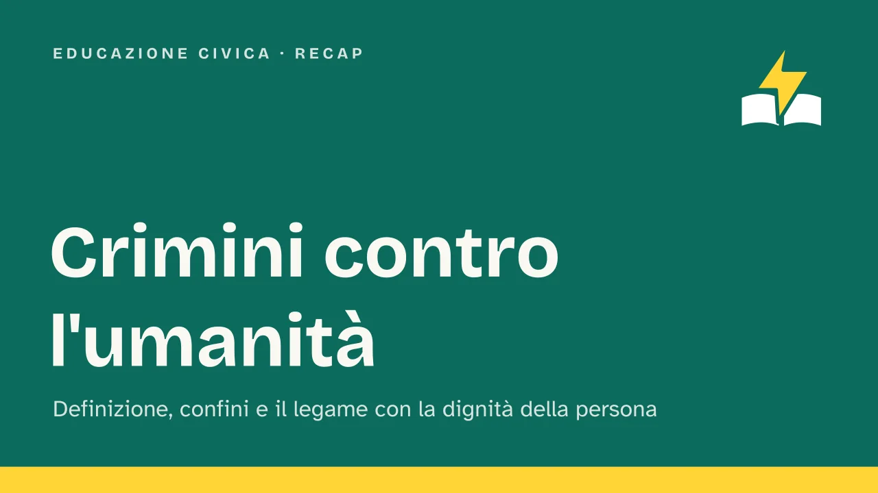 Slide 1 della presentazione su Crimini contro l'umanità: Crimini contro l'umanità