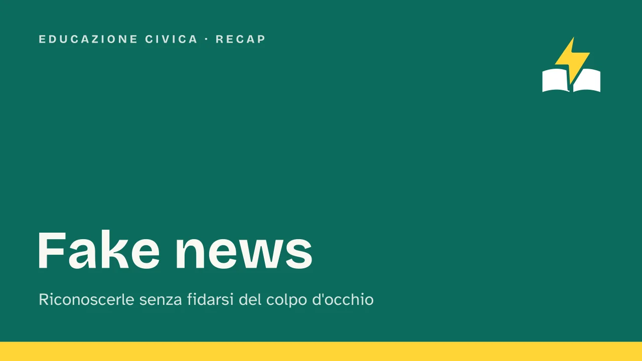 Slide 1 della presentazione su Fake news: Fake news