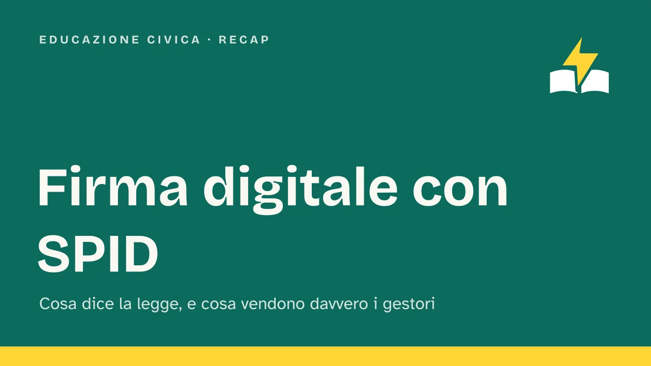 Slide 1 della presentazione su Firma digitale con SPID: Firma digitale con SPID