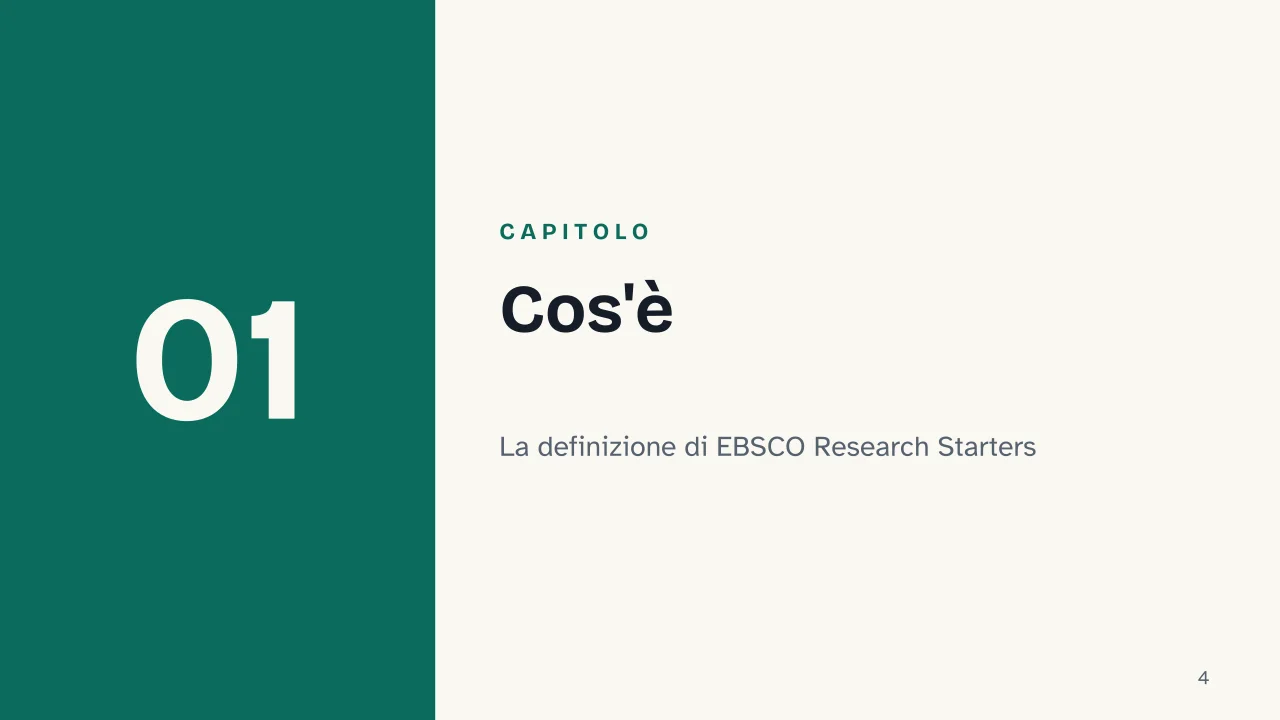 Slide 4 della presentazione su La secolarizzazione: Capitolo 01: Cos'è