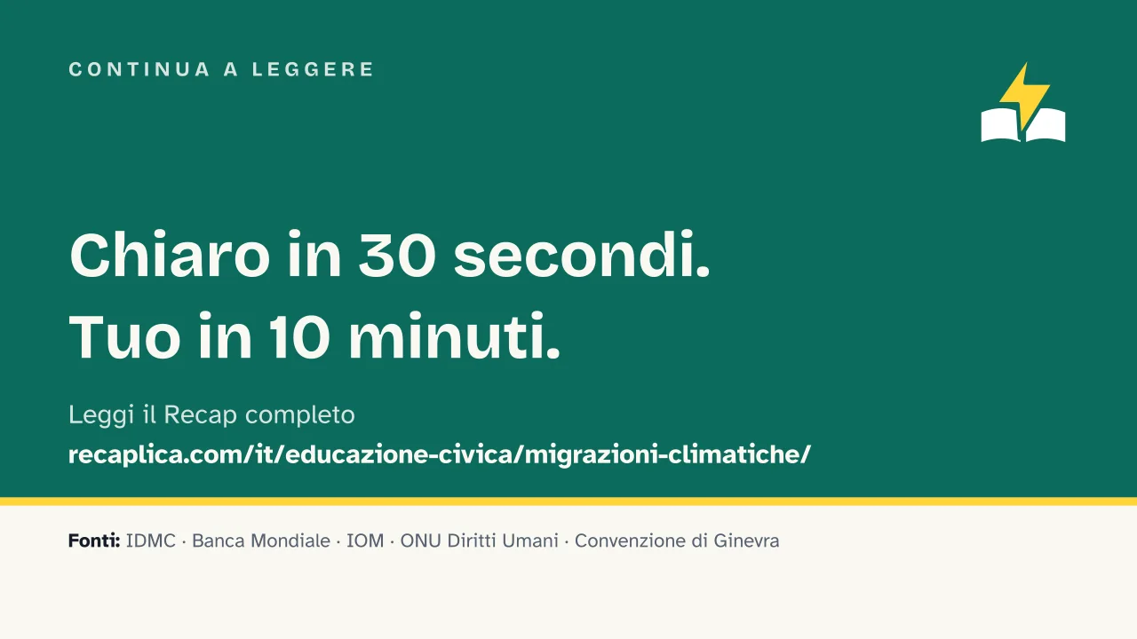 Slide 14 della presentazione su Migrazioni climatiche: Continua a leggere