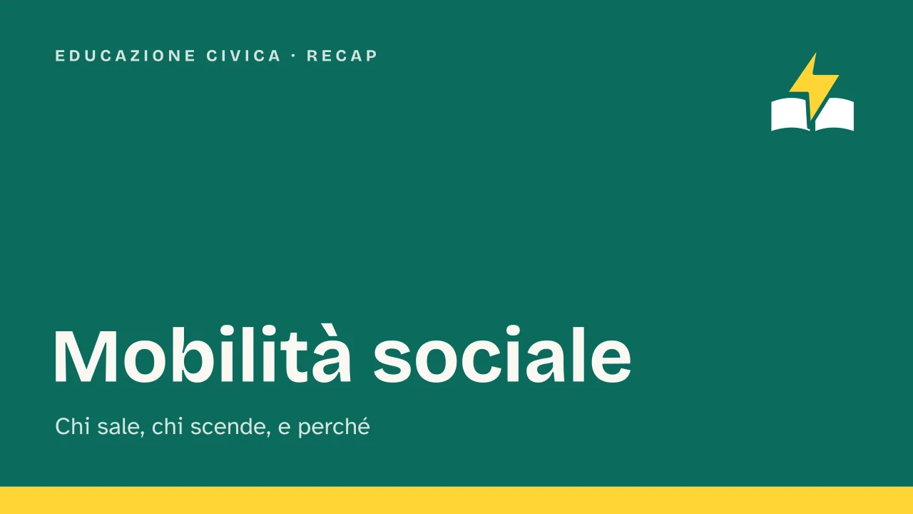 Slide 1 della presentazione su Mobilità sociale: Mobilità sociale