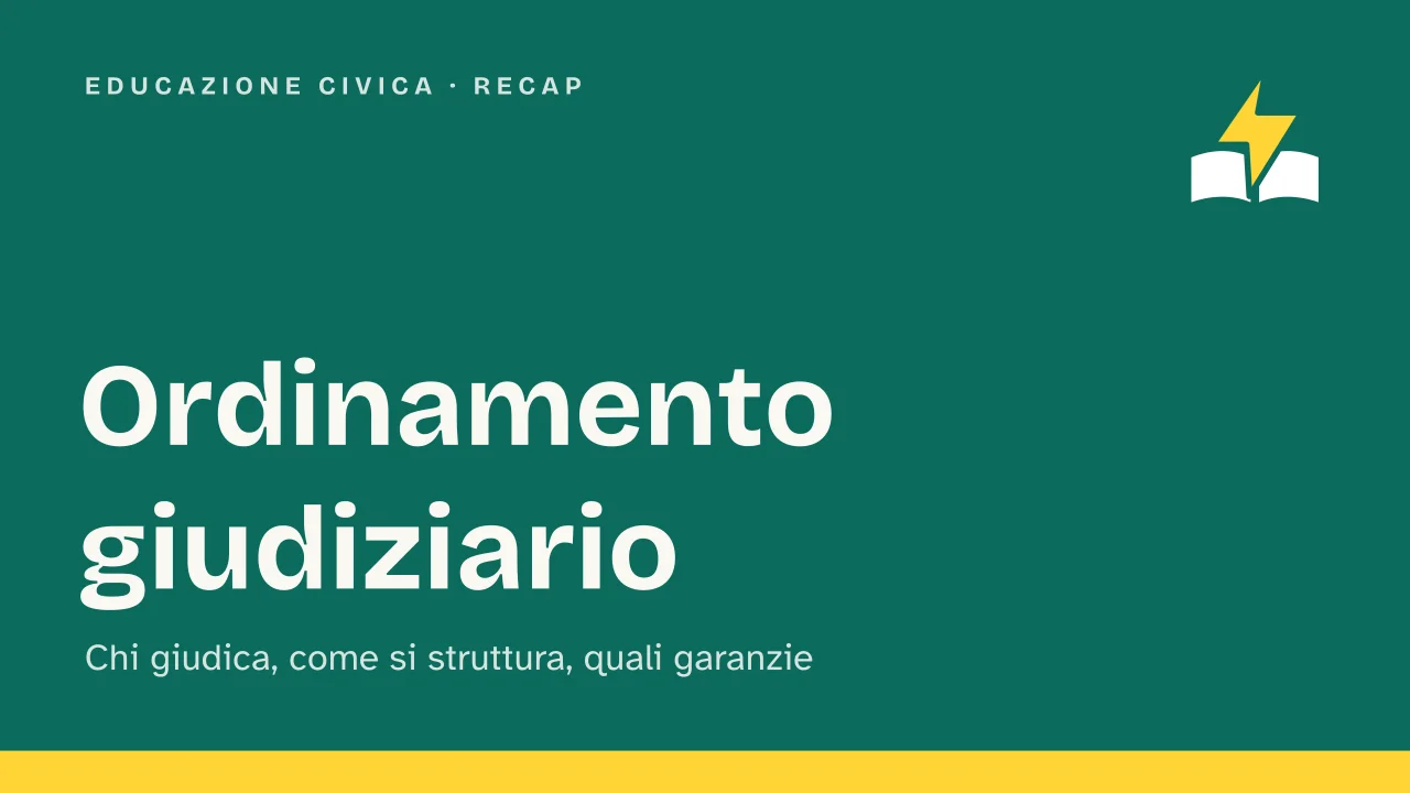 Slide 1 della presentazione su Ordinamento giudiziario in Italia: Ordinamento giudiziario