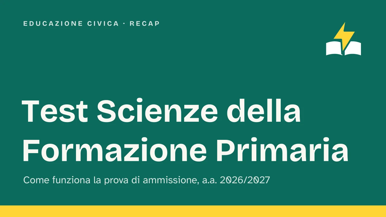 Slide 1 della presentazione su Test scienze della formazione primaria: Test Scienze della Formazione Primaria