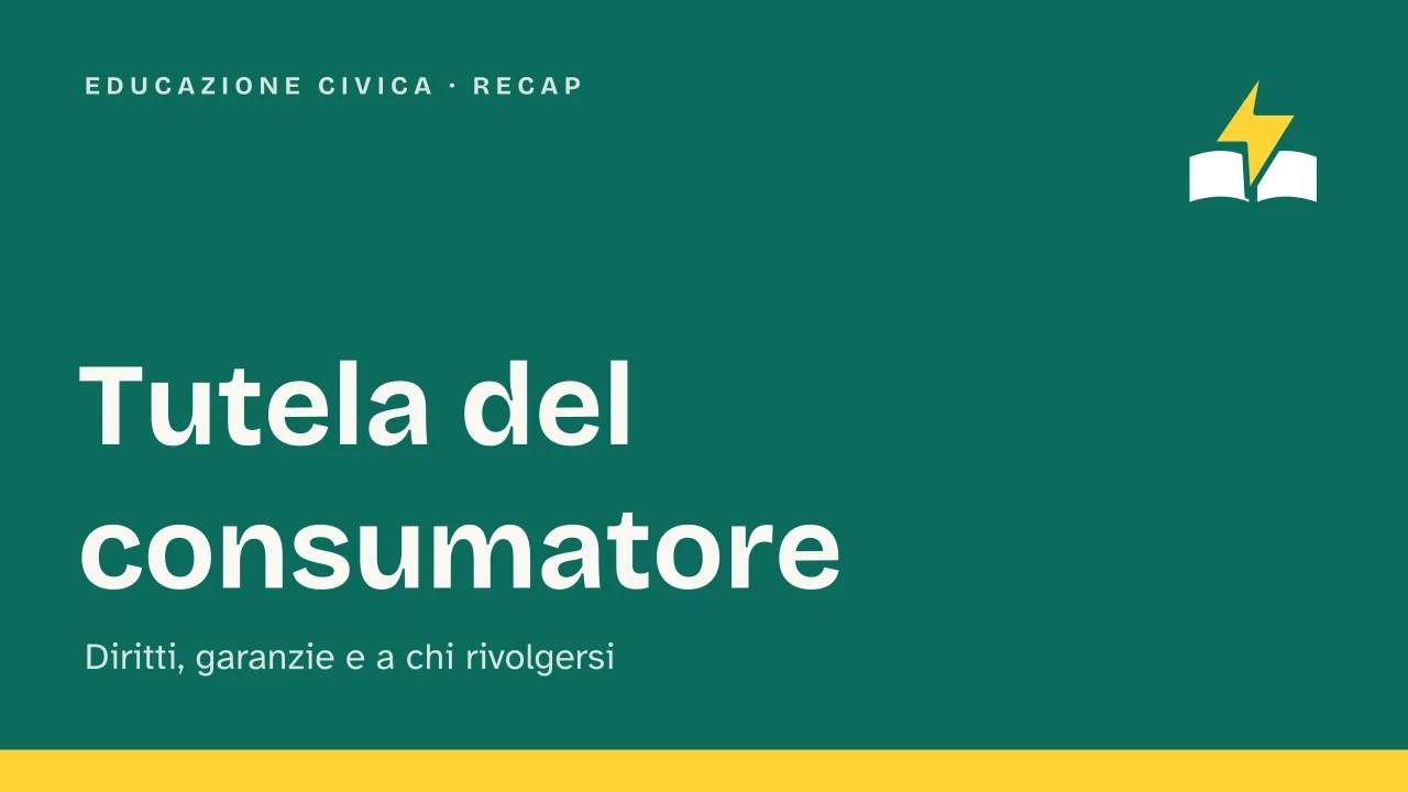 Slide 1 della presentazione su Tutela del consumatore: Tutela del consumatore